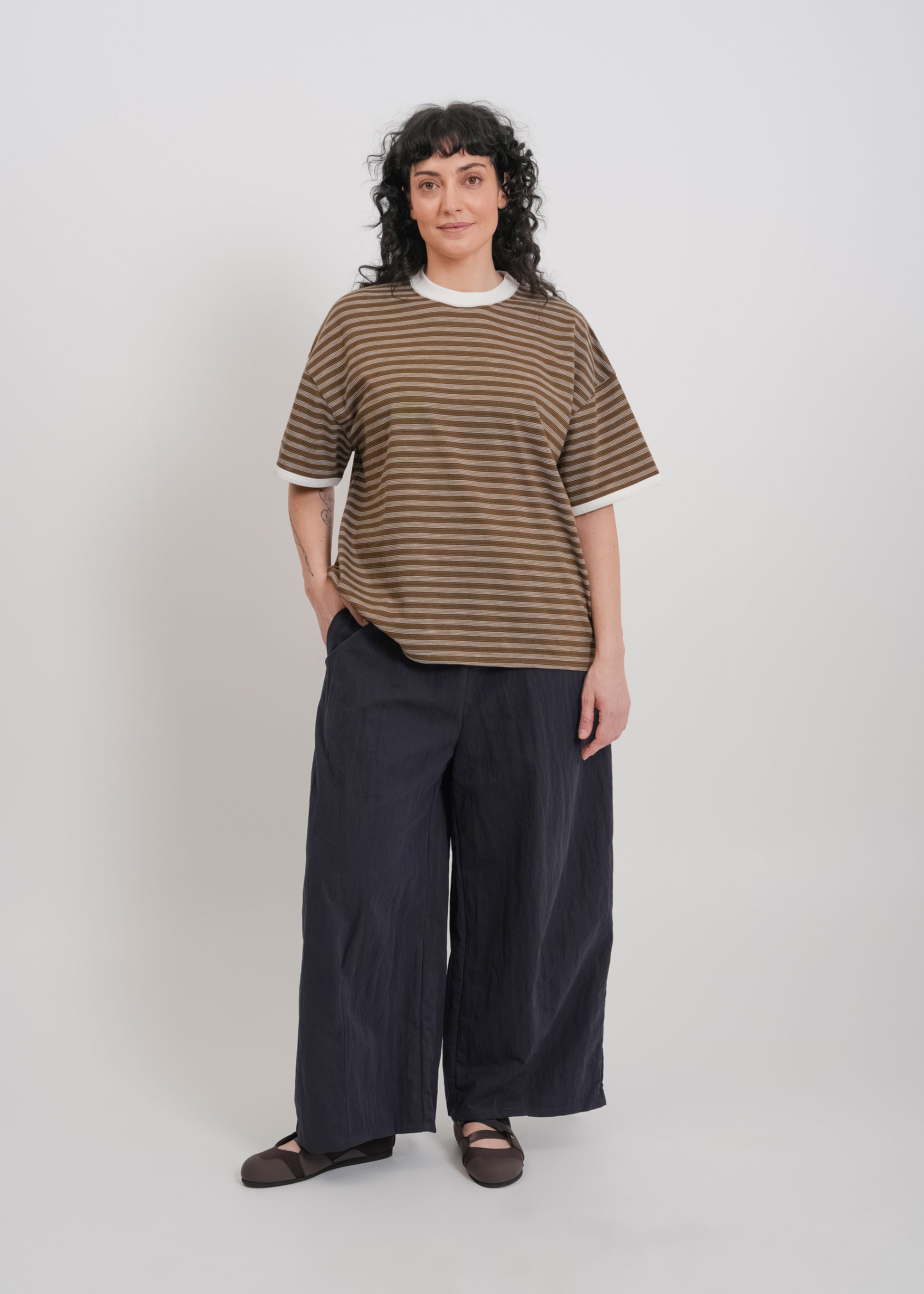 Maxwell Tee / Khaki-White - 
Khaki White (image 10)