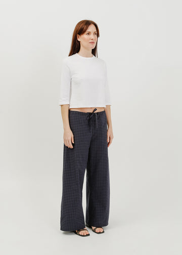 Gwyneth 3/4 Sleeve Tee / White