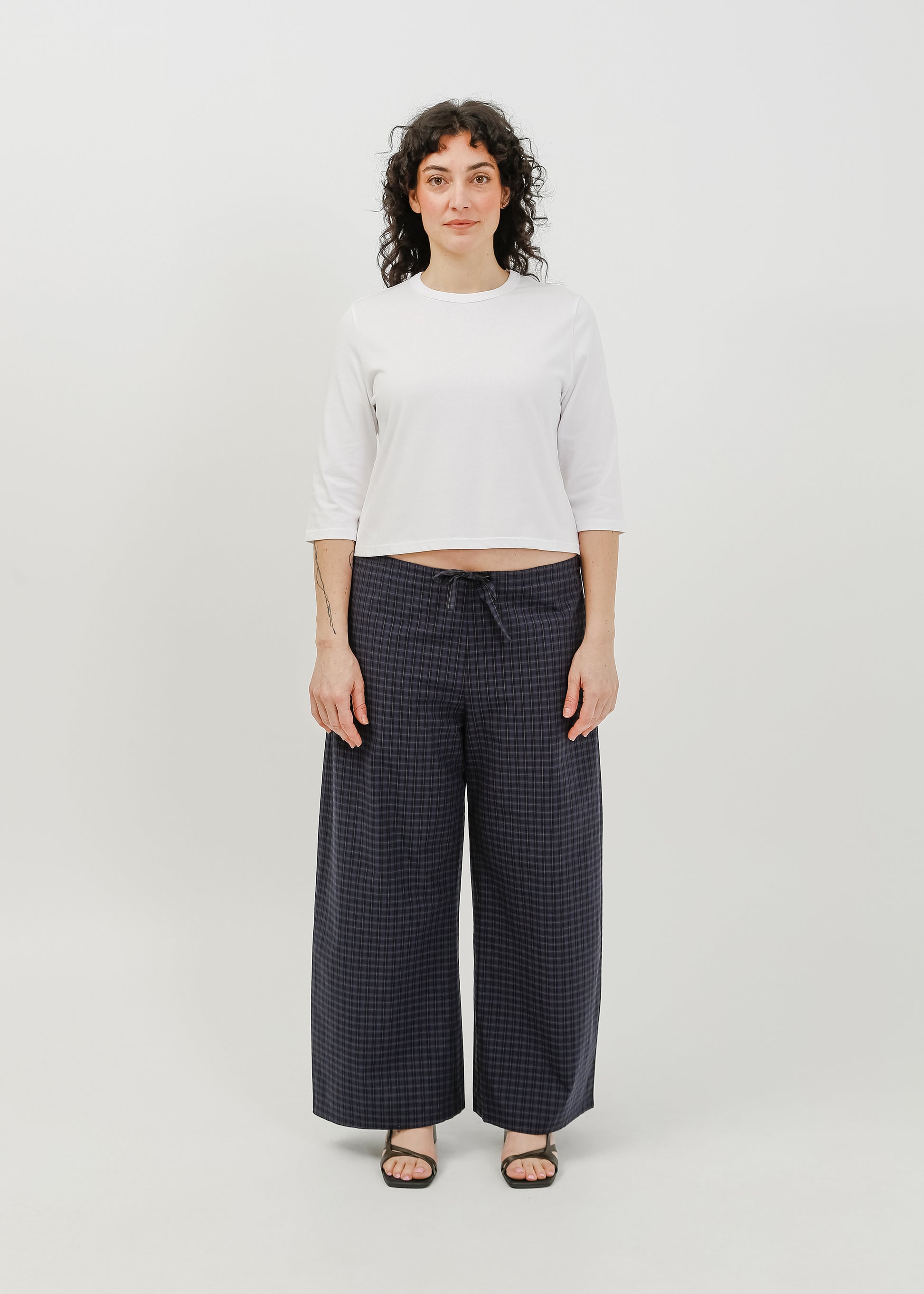 Gwyneth 3/4 Sleeve Tee / White - 
White (image 6)