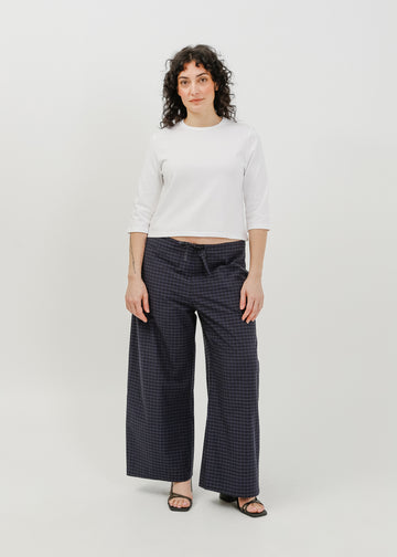 Gwyneth 3/4 Sleeve Tee / White