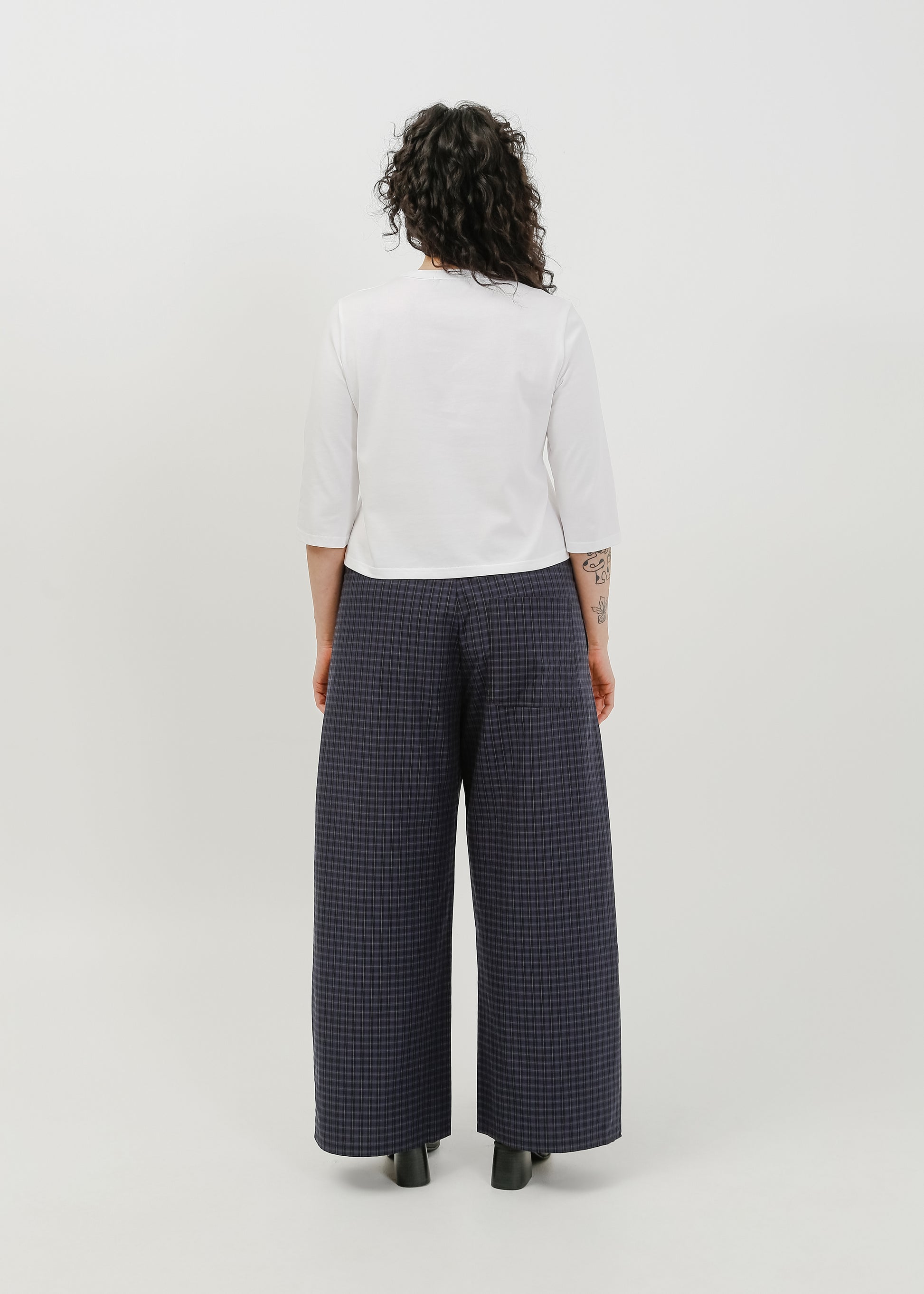 Gwyneth 3/4 Sleeve Tee / White - 
White (image 9)