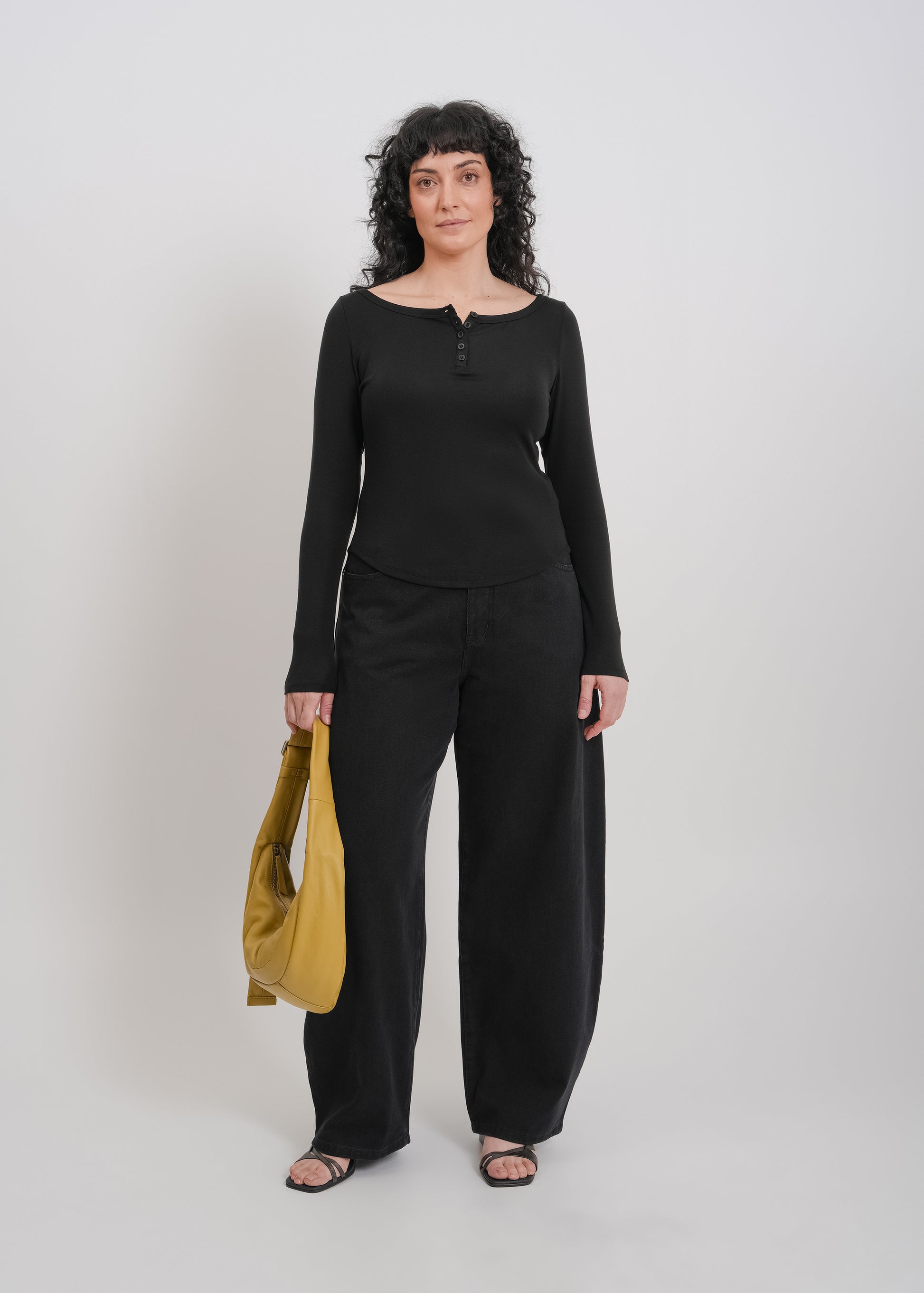 Jae Long Sleeve Top / Black - 
Black (image 1)