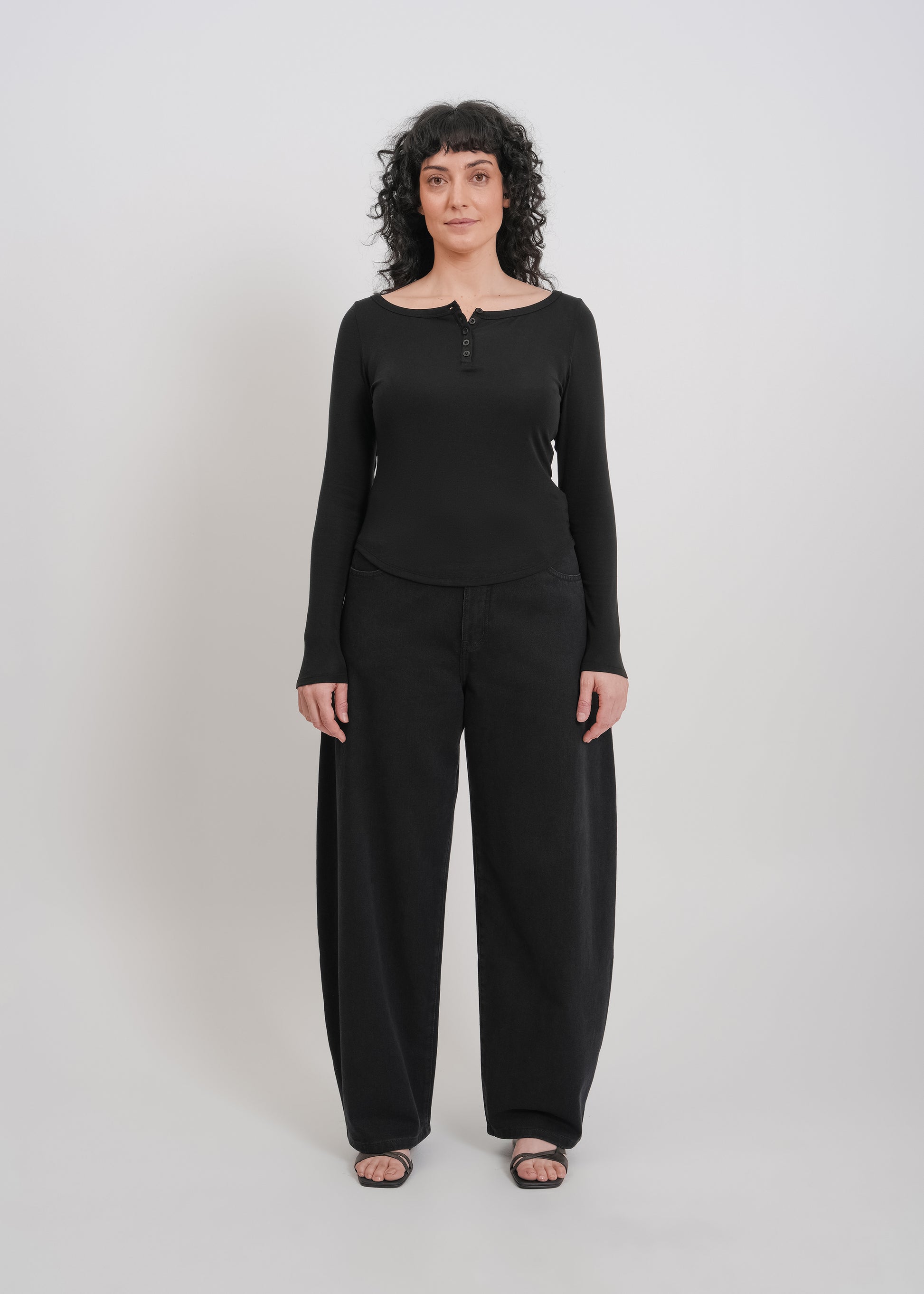 Jae Long Sleeve Top / Black - 
Black (image 5)