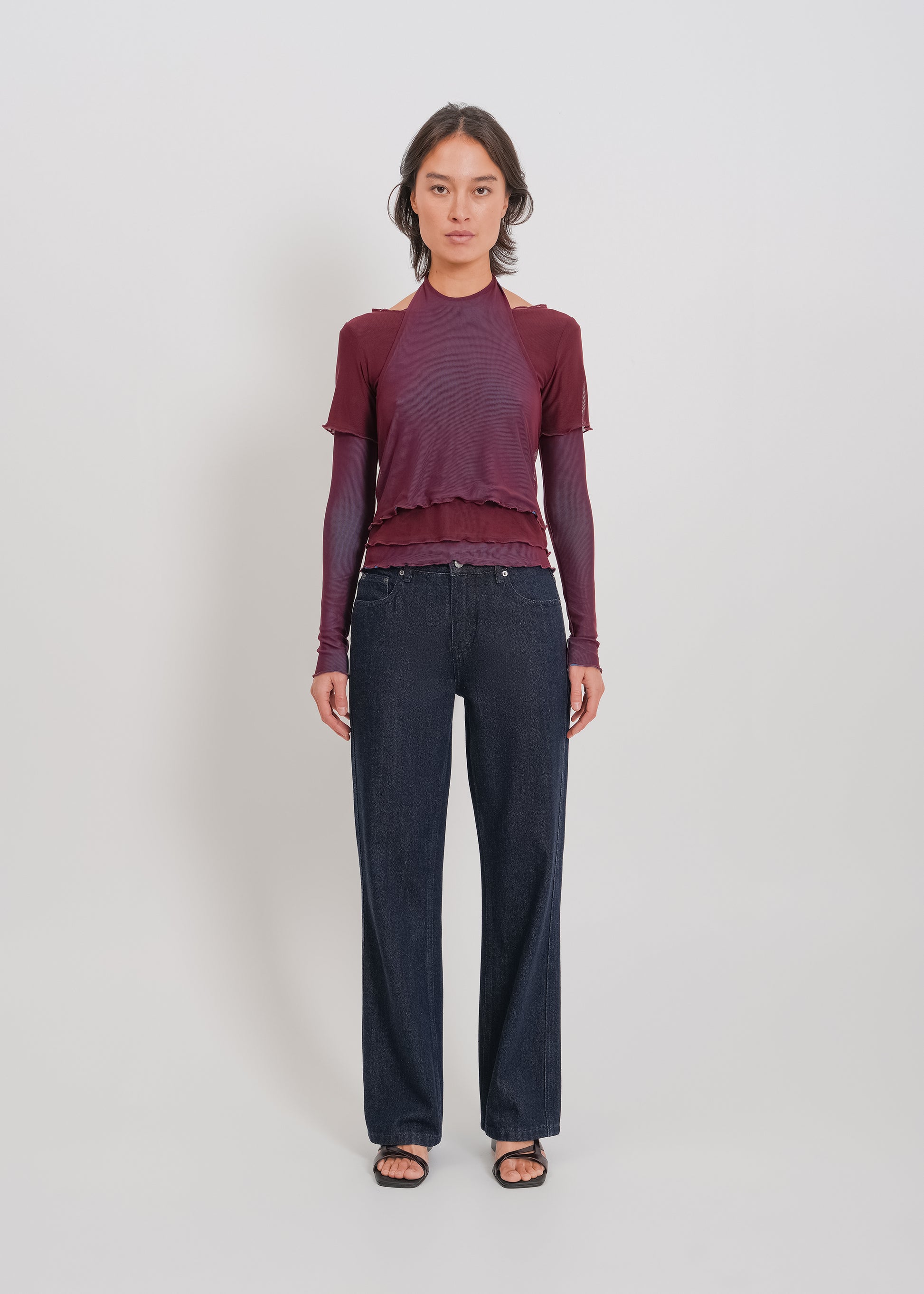 Alani Top / Burnt Maroon-Blue - 
Burnt Maroon Blue (image 1)