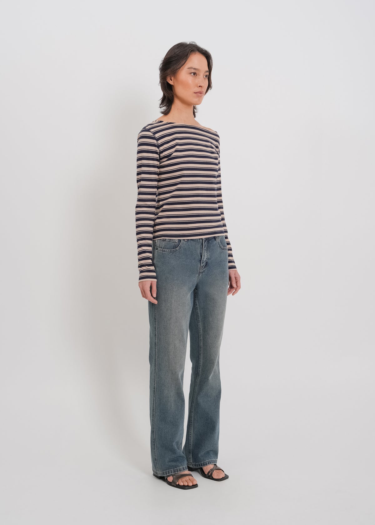 Genevieve Top / Beige-Navy - 
Beige Navy (image 3)