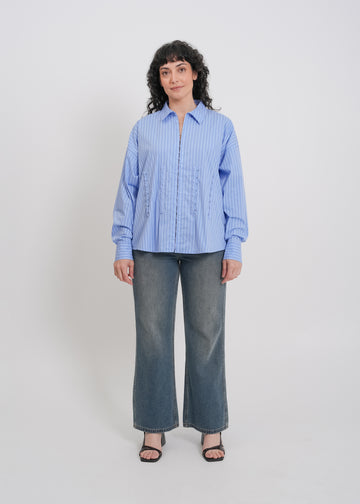 Darwin Shirt / Blue-White-Red