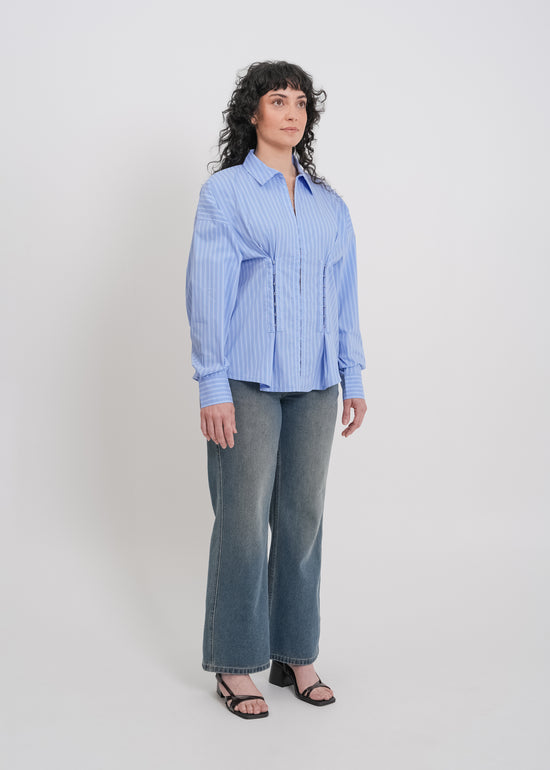 Darwin Shirt / Blue-White-Red