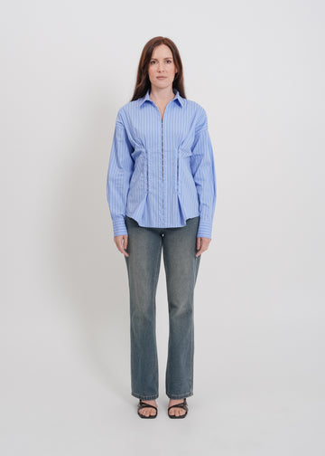 Darwin Shirt / Blue-White-Red