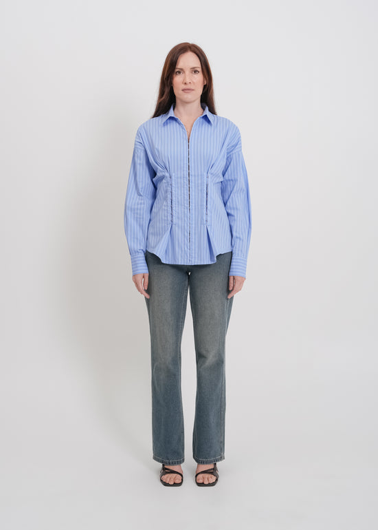 Darwin Shirt / Blue-White-Red