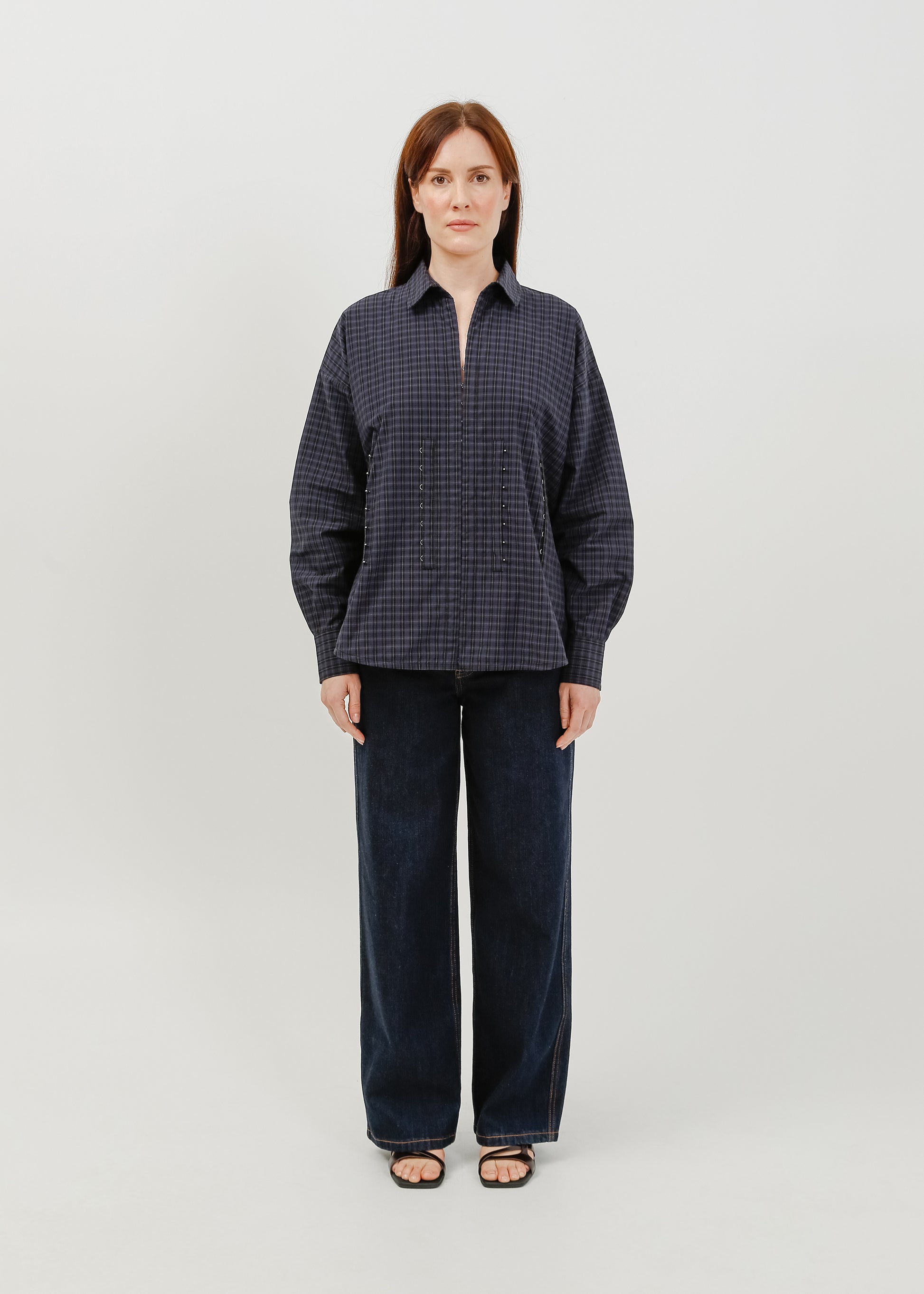 Darwin Shirt / Black-Navy Check - 
Black Navy Check (image 6)