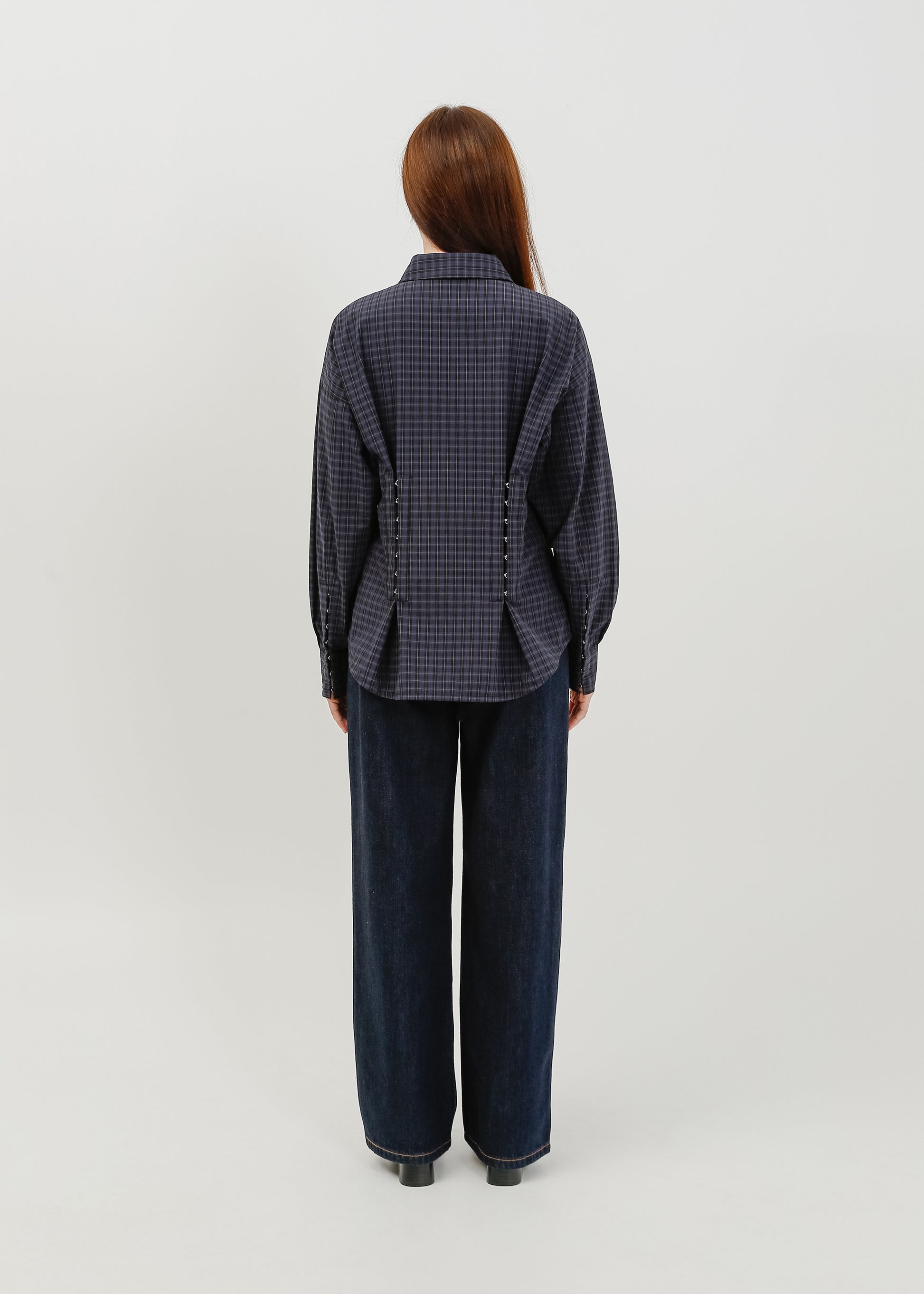 Darwin Shirt / Black-Navy Check - 
Black Navy Check (image 4)