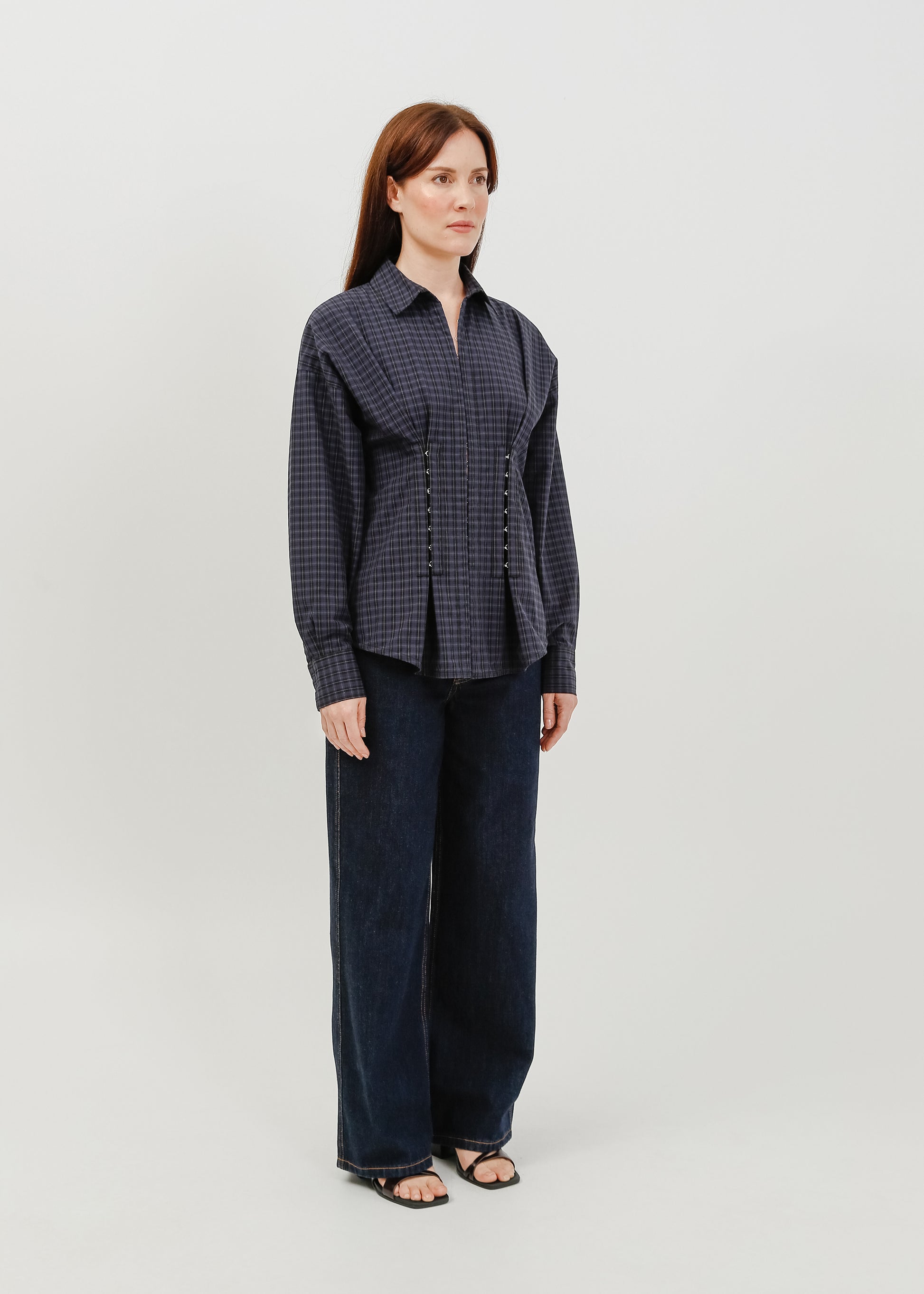 Darwin Shirt / Black-Navy Check - 
Black Navy Check (image 2)