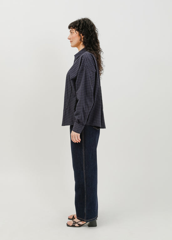 Darwin Shirt / Black-Navy Check