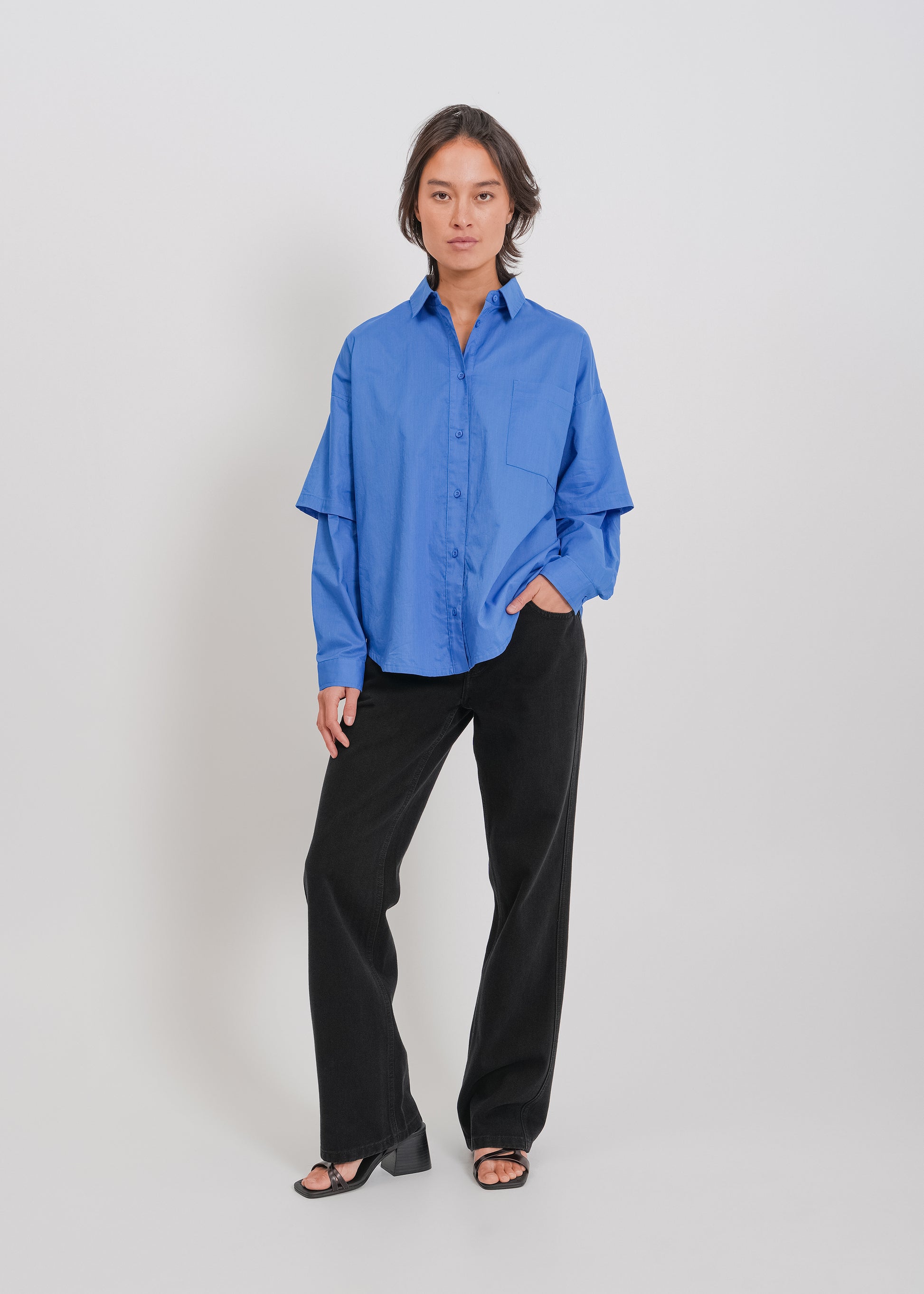Malakai Shirt / Blue - 
Blue (image 1)