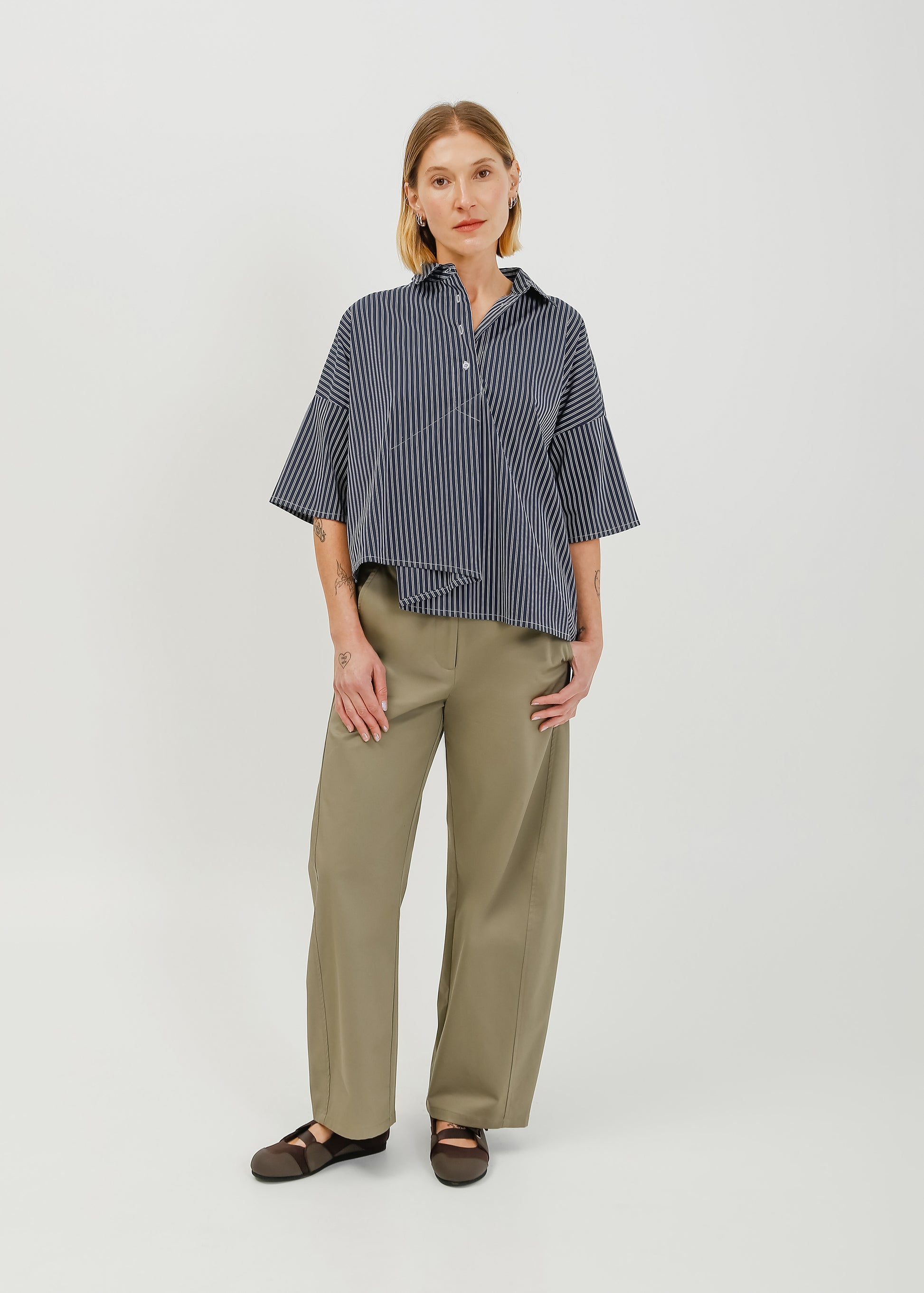 Misty Shirt / Navy-White - 
Navy White (image 1)