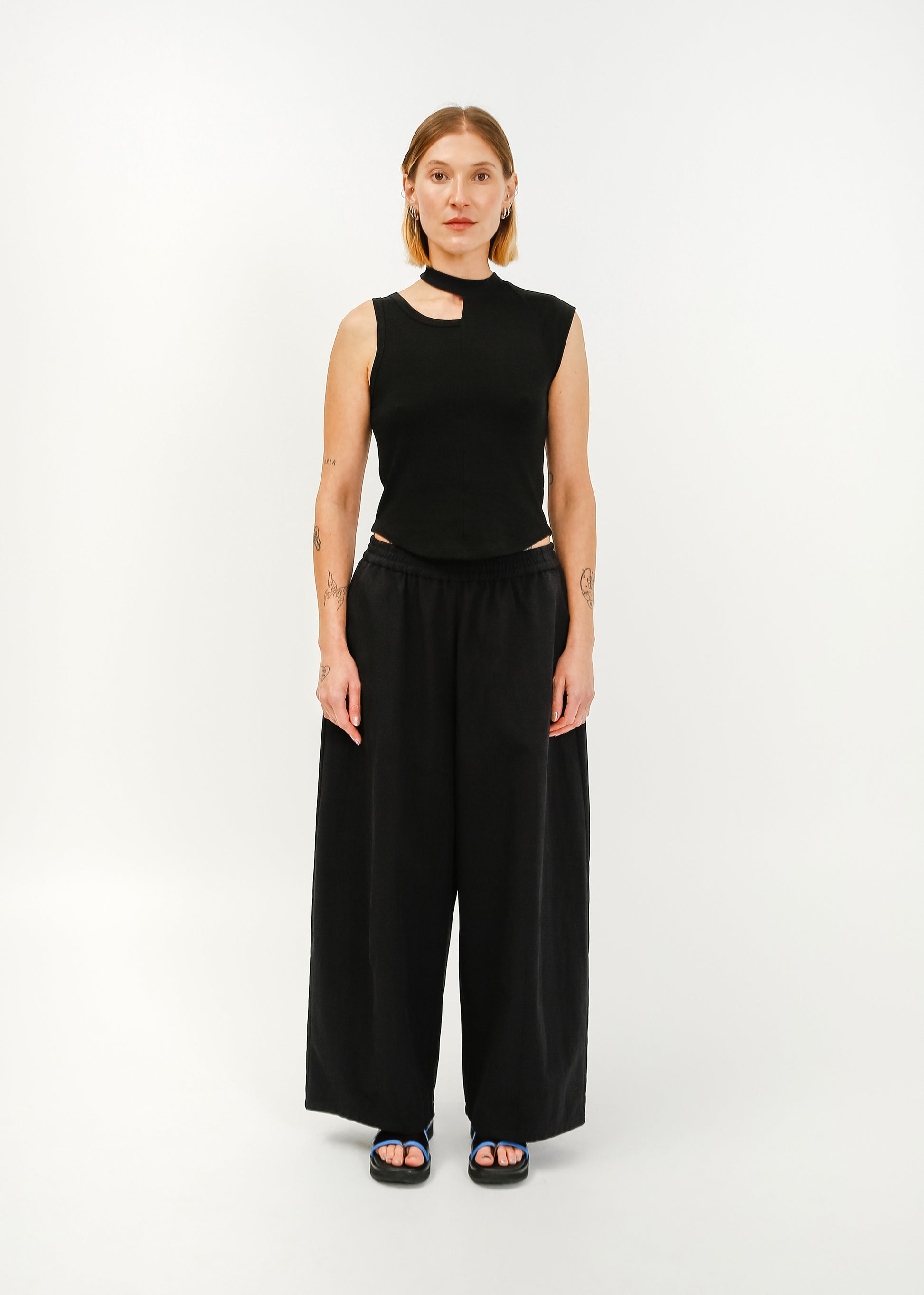 Irene Asymmetrical Tank / Black - 
Black (image 5)