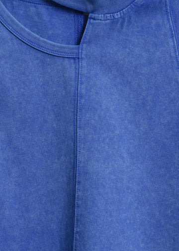 Irene Asymmetrical Tank / Washed Blue