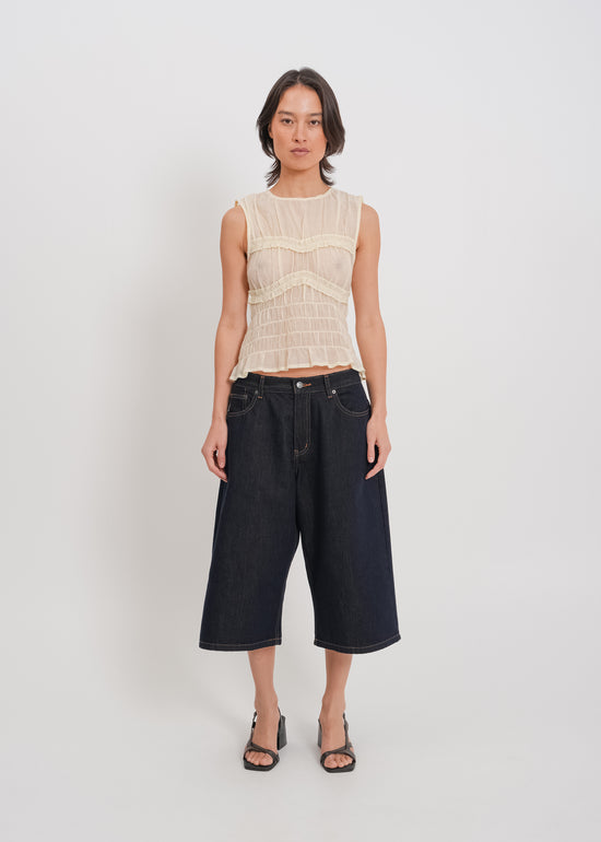 Mikaela Top / Cream