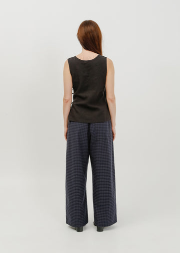 Ellen Wrap Top / Black