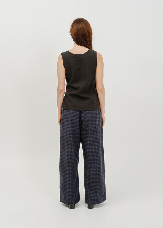 Ellen Wrap Top / Black