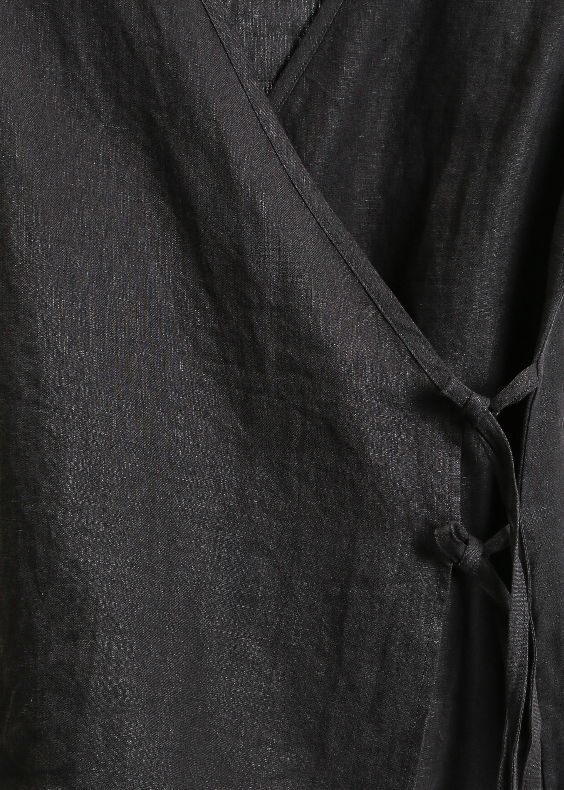 Ellen Wrap Top / Black - 
Black (image 11)