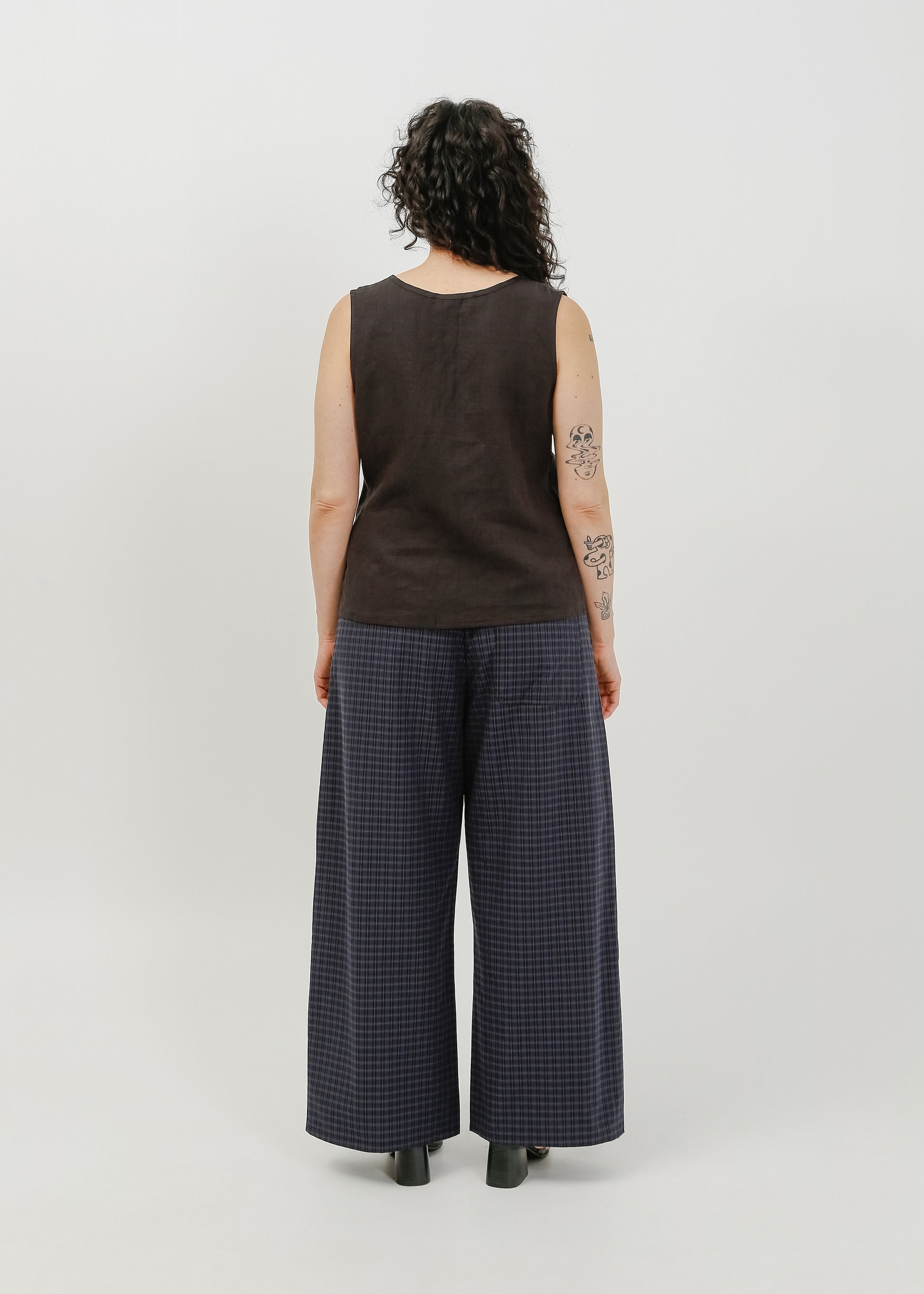 Ellen Wrap Top / Black - 
Black (image 9)