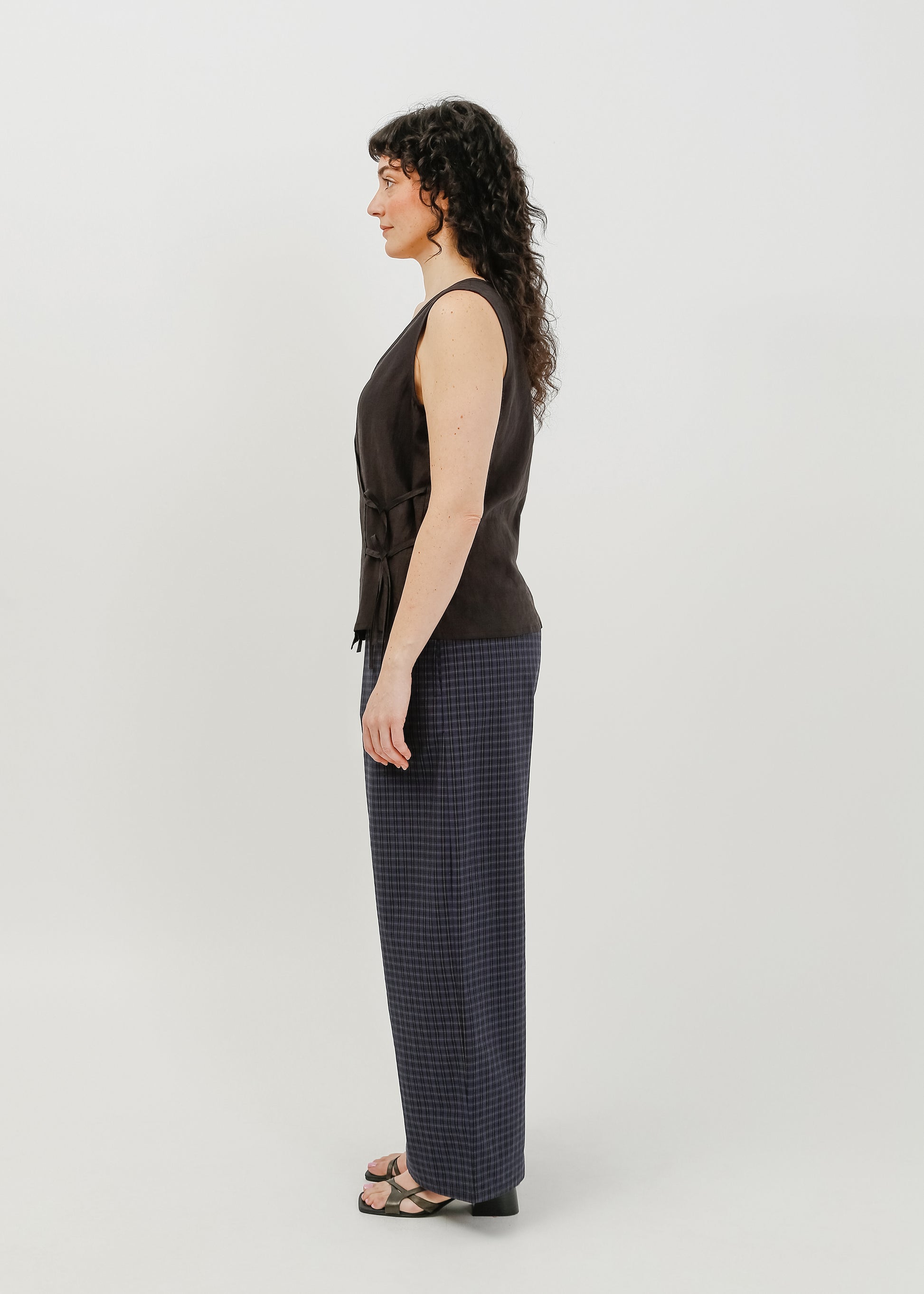 Ellen Wrap Top / Black - 
Black (image 8)