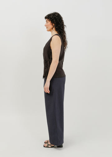 Ellen Wrap Top / Black