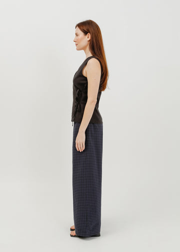 Ellen Wrap Top / Black