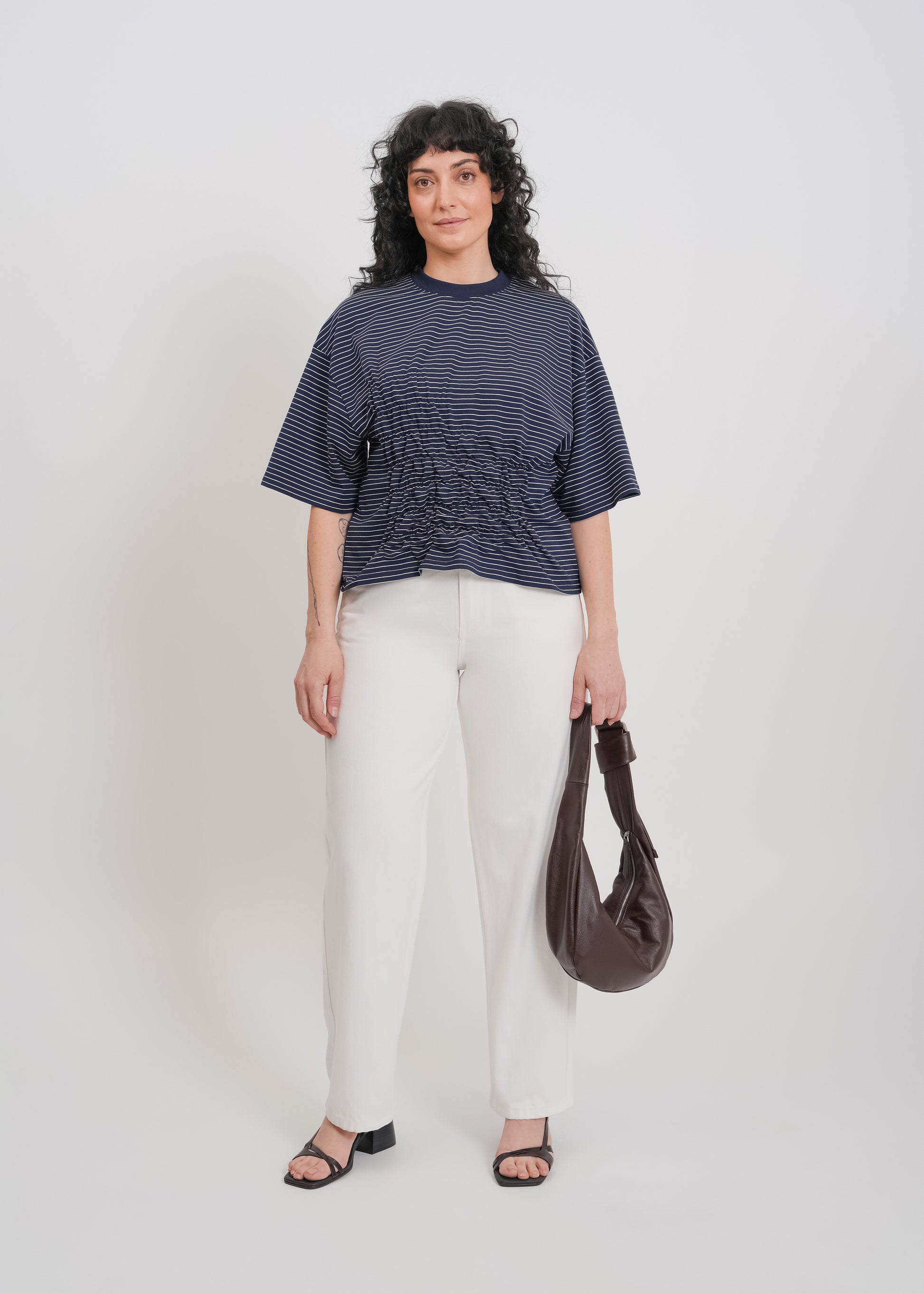 Juniper Tee / Navy-White - 
Navy White (image 10)