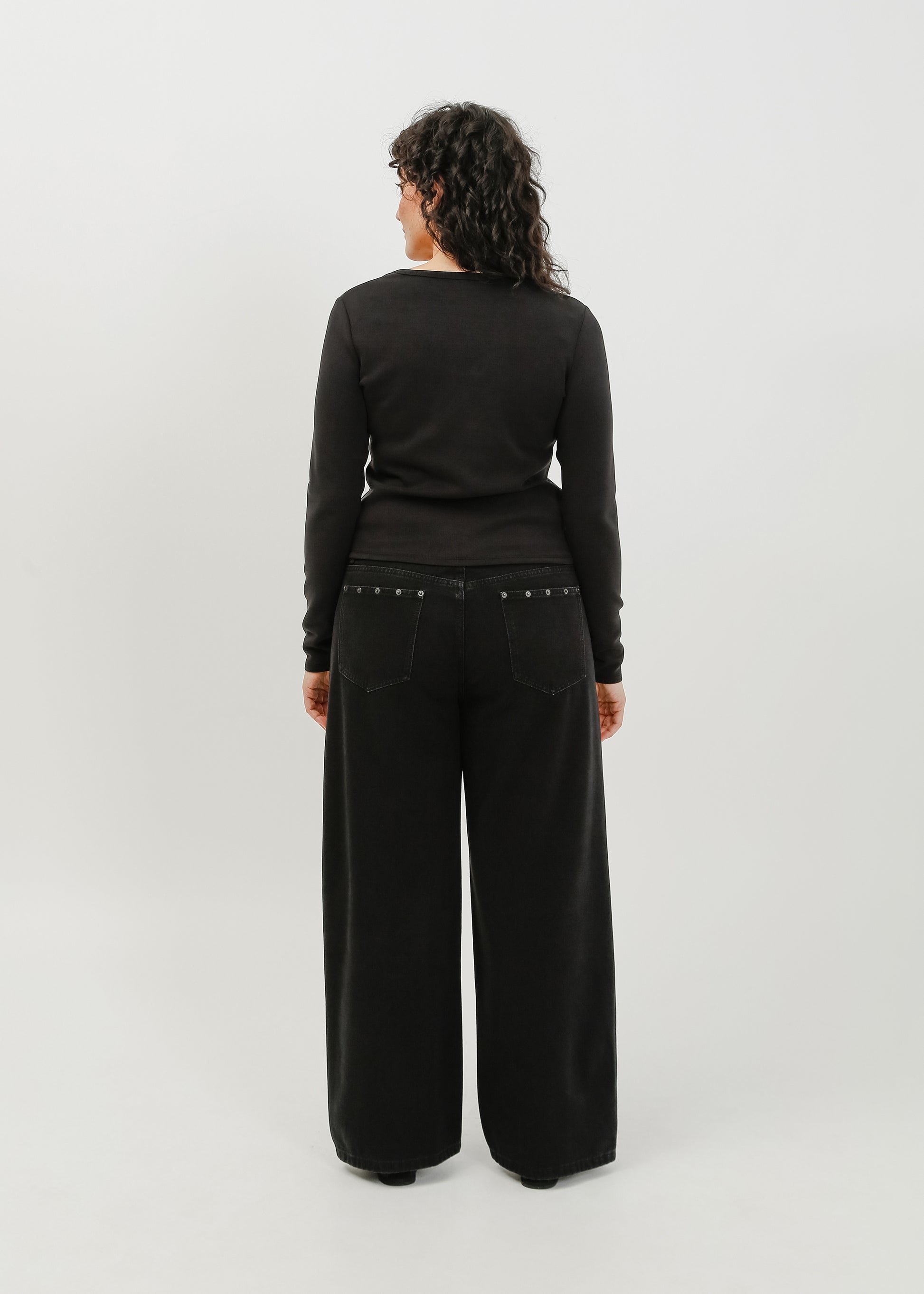 Vera Jersey Cardigan / Black - 
Black (image 9)