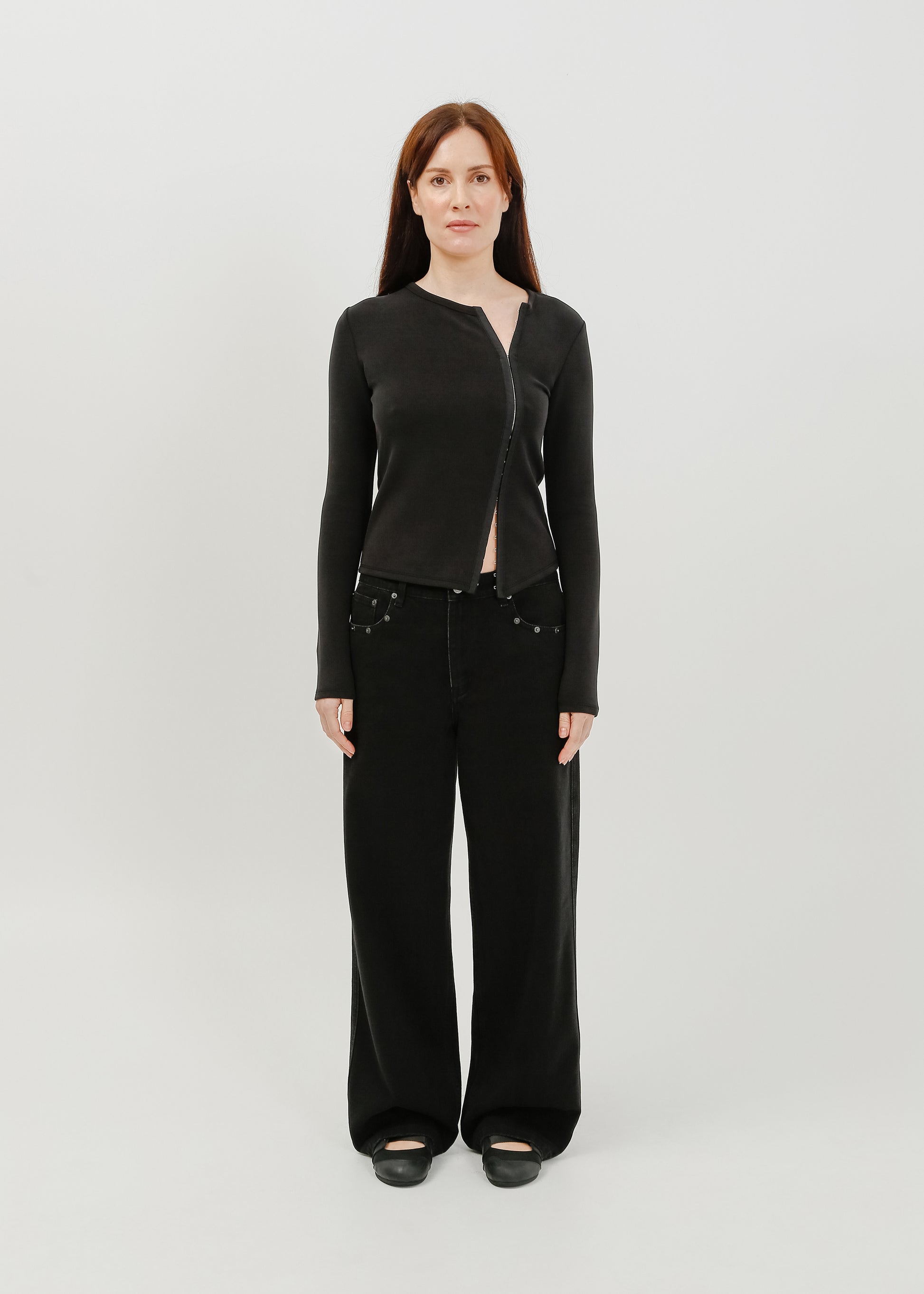 Vera Jersey Cardigan / Black - 
Black (image 5)