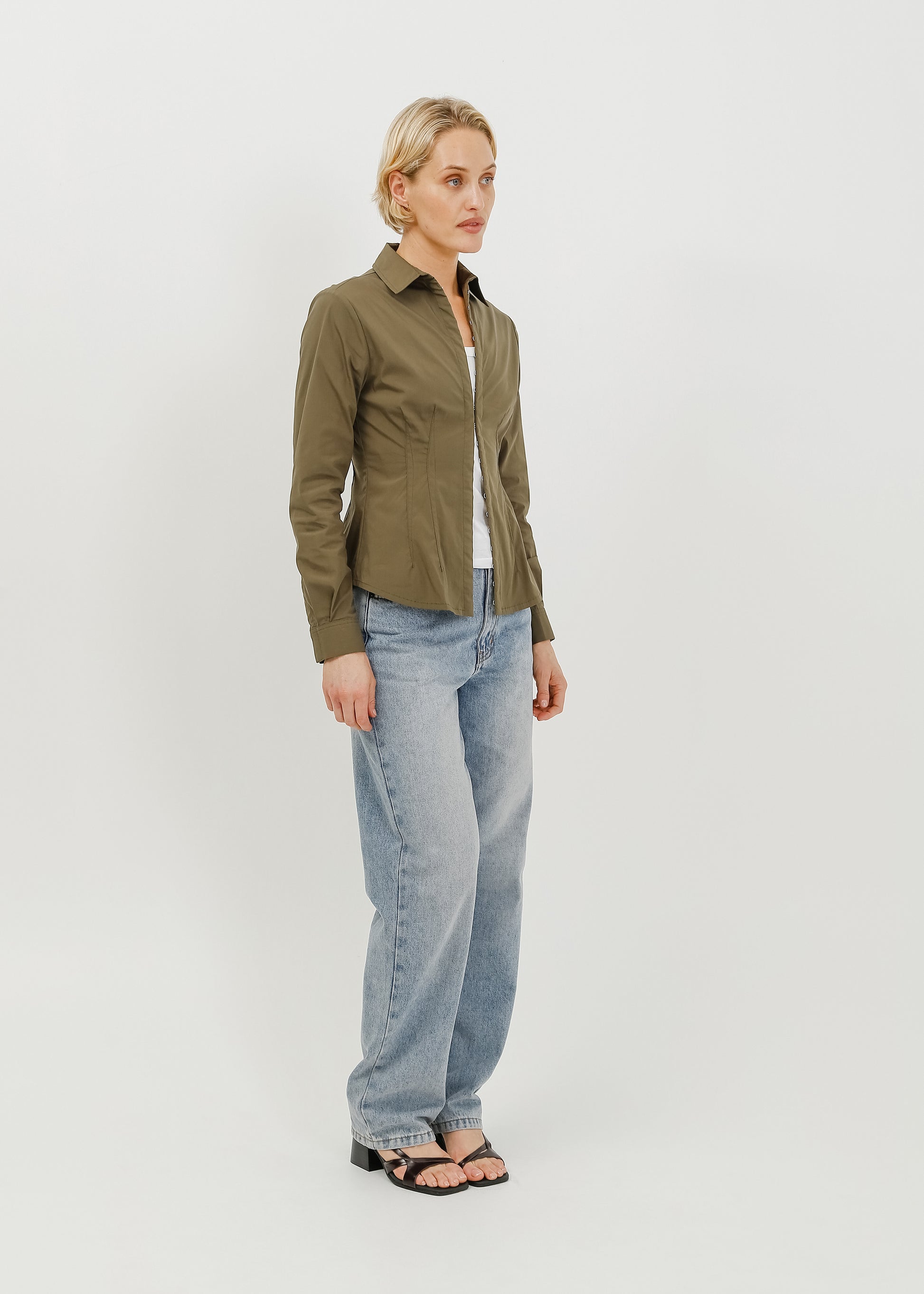 Miles Shirt / Khaki - 
Khaki (image 2)