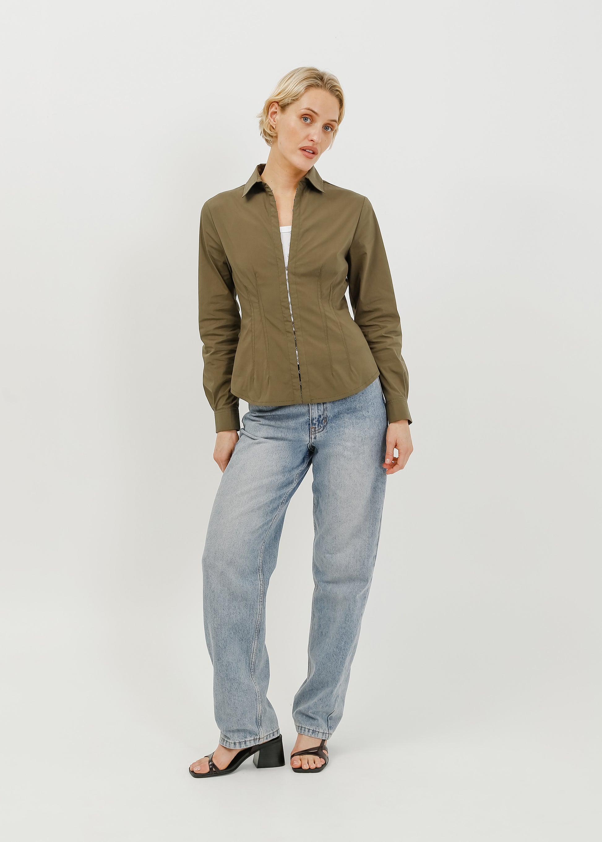 Miles Shirt / Khaki - 
Khaki (image 5)