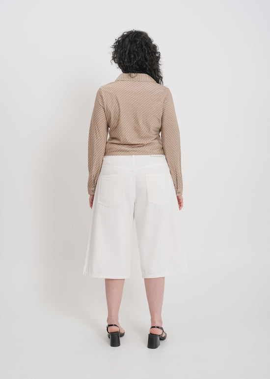 Casper Shirt / Mocha-Yellow-White-Black