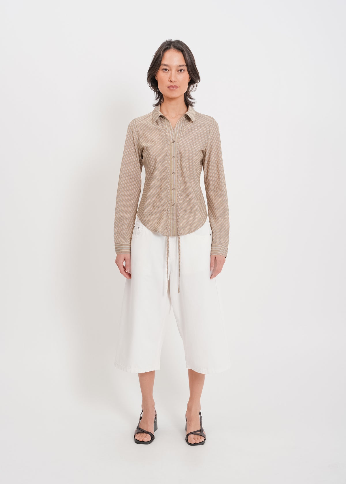 Casper Shirt / Mocha-Yellow-White-Black - 
Mocha Yellow White Black (image 1)