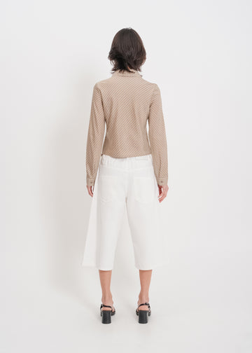 Casper Shirt / Mocha-Yellow-White-Black