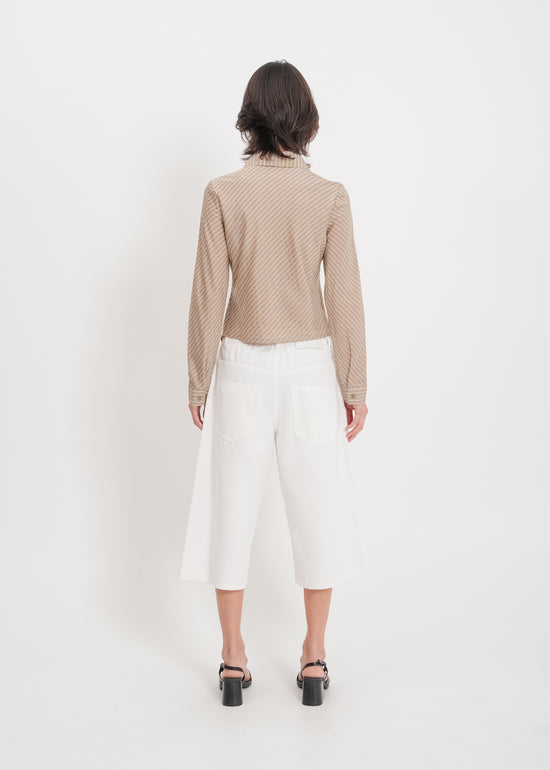 Casper Shirt / Mocha-Yellow-White-Black