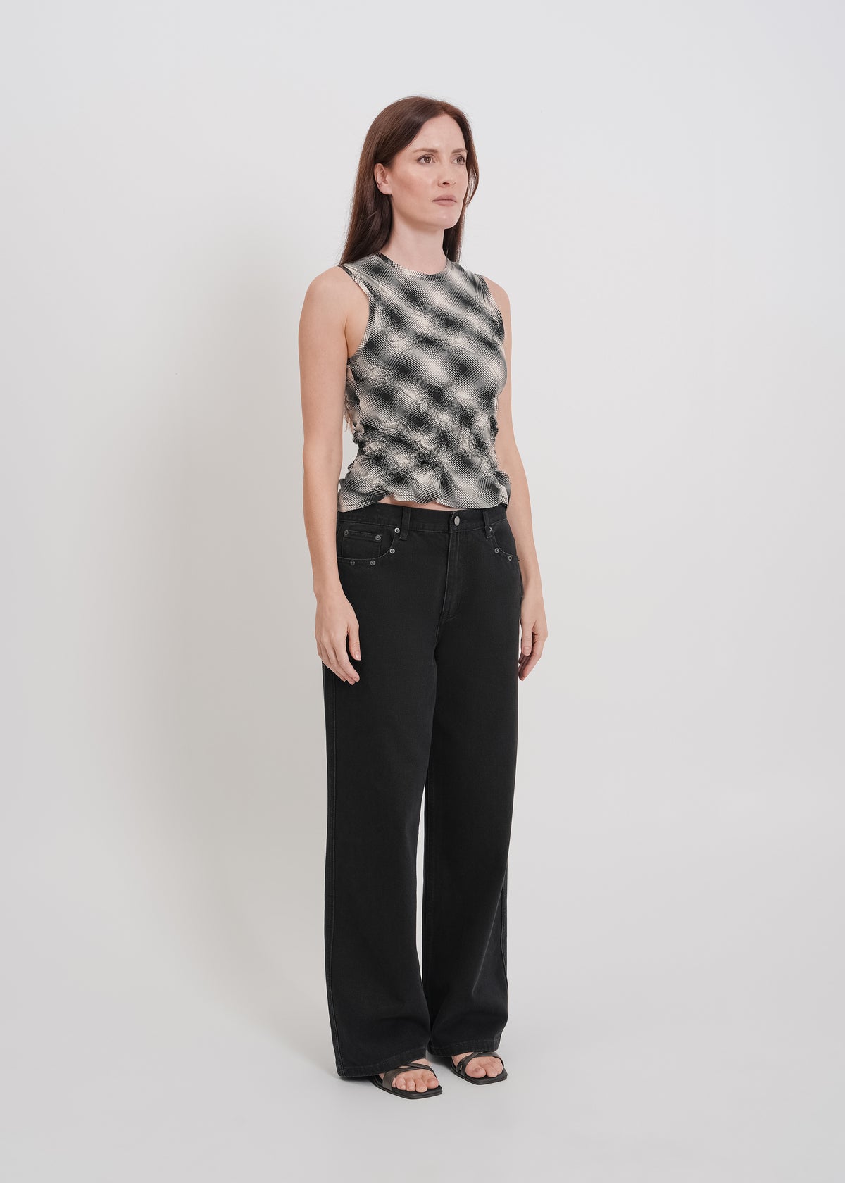 Fallon Top / Black-White - 
Black White (image 3)