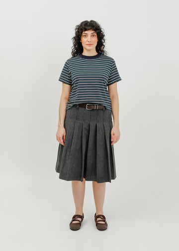 Franki Tee / Navy-White-Green