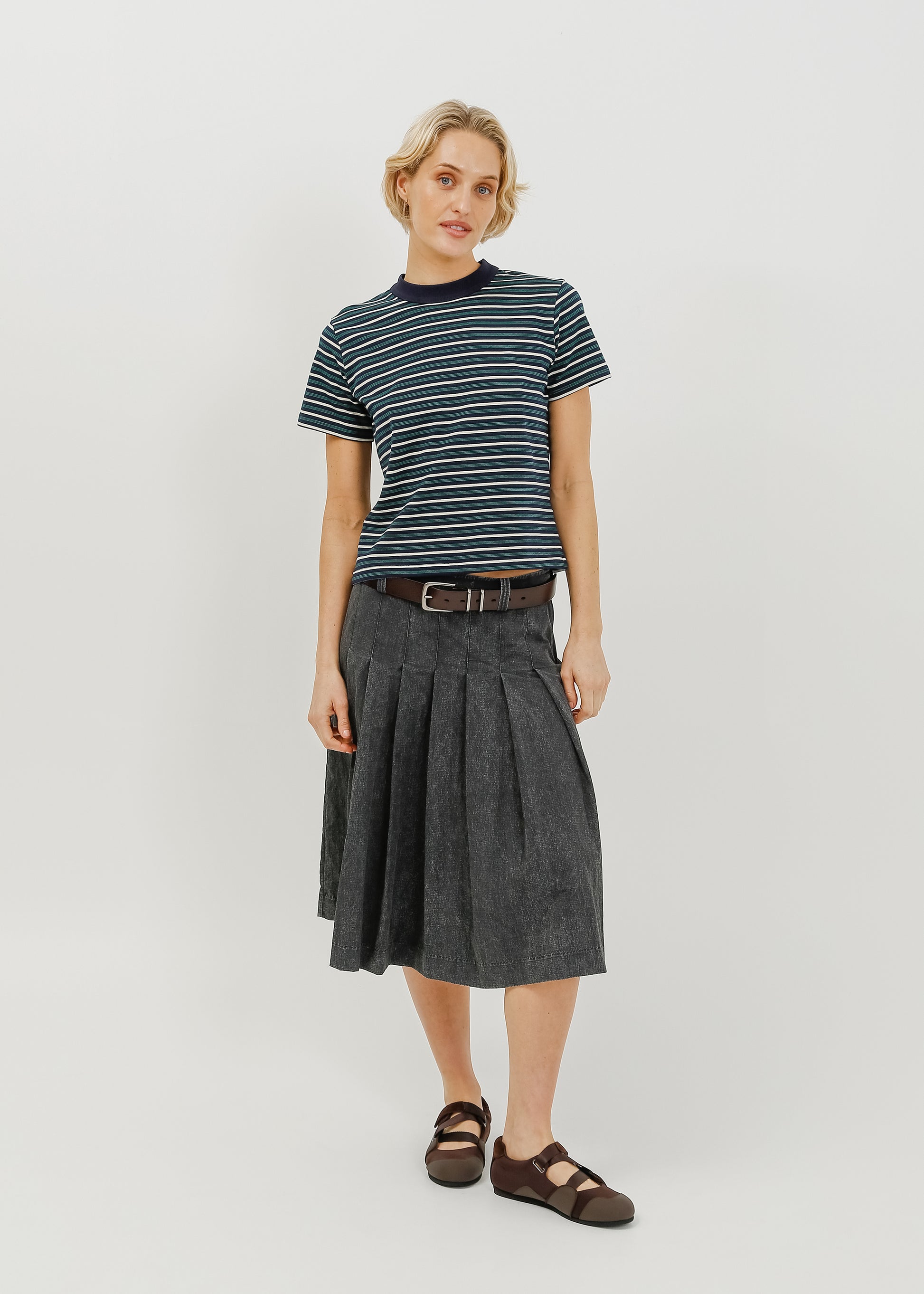 Franki Tee / Navy-White-Green - 
Navy White Green (image 1)