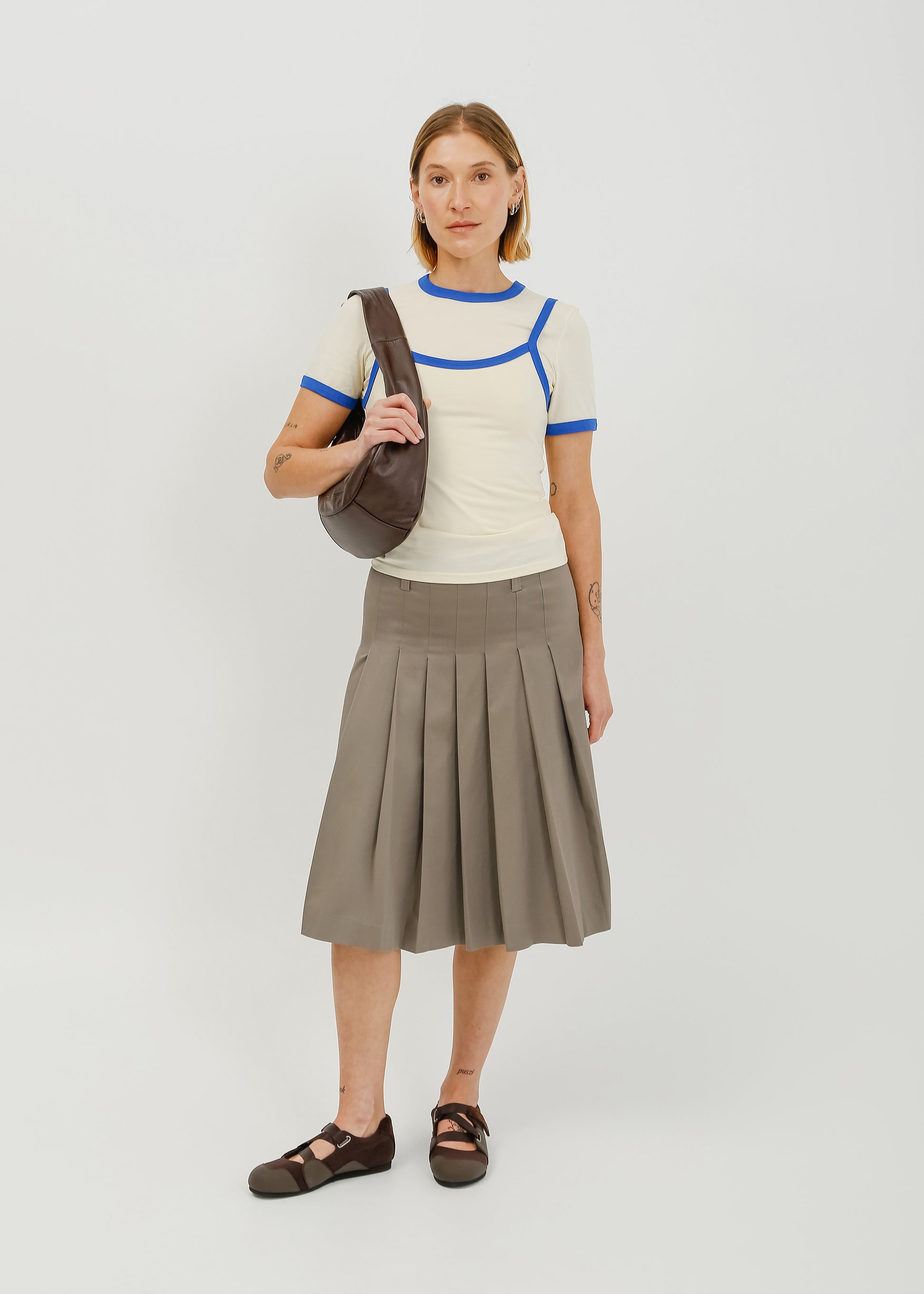 Macie Skirt / Taupe - 
Taupe (image 1)