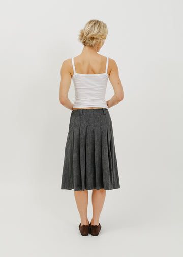 Macie Skirt / Washed Charcoal