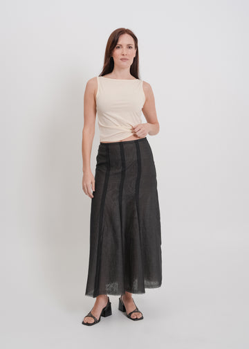 Lorelai Skirt / Black-Cinder