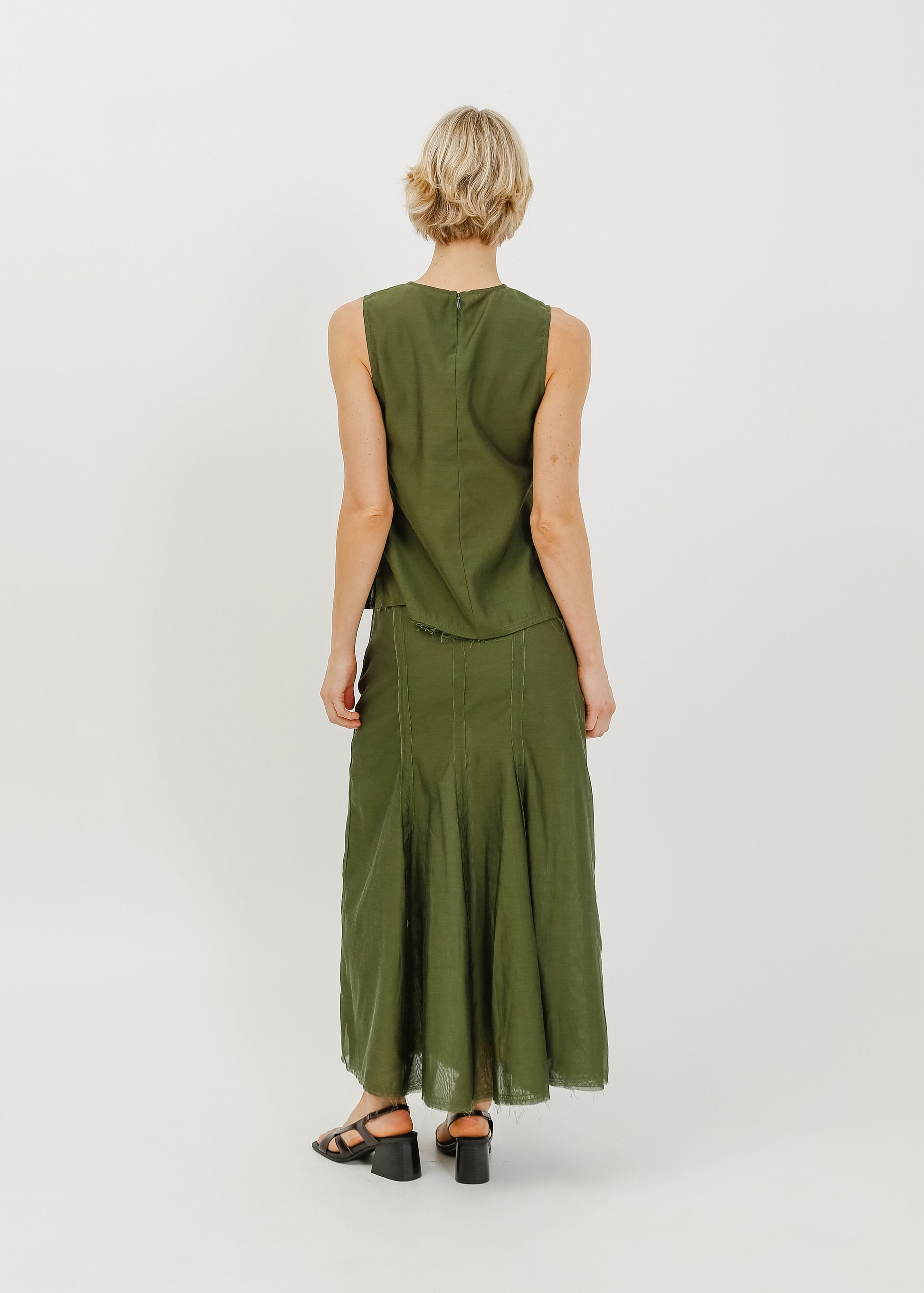 Lorelai Skirt / Khaki - 
Khaki (image 4)