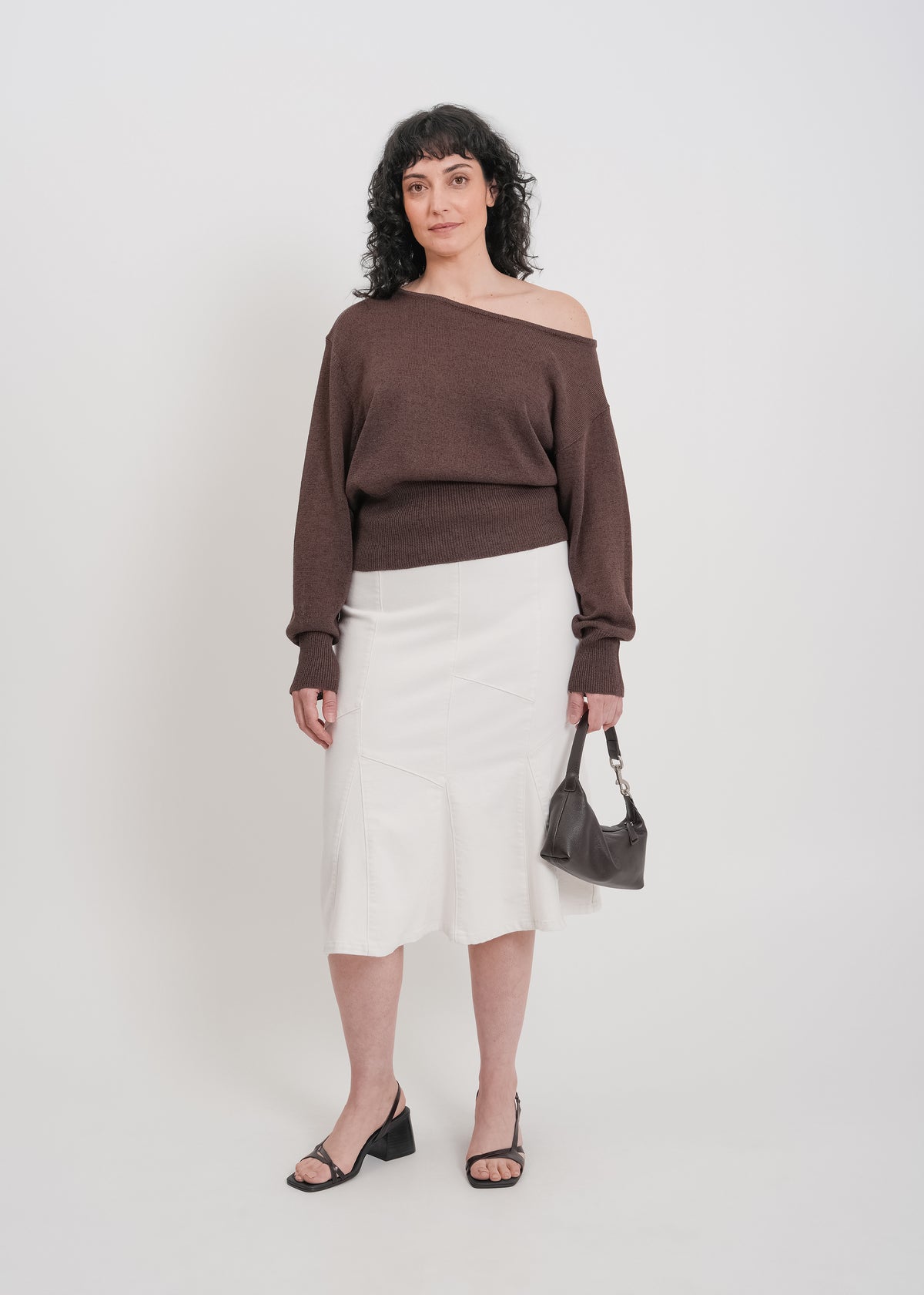 Melissa Denim Skirt / White - 
White (image 10)