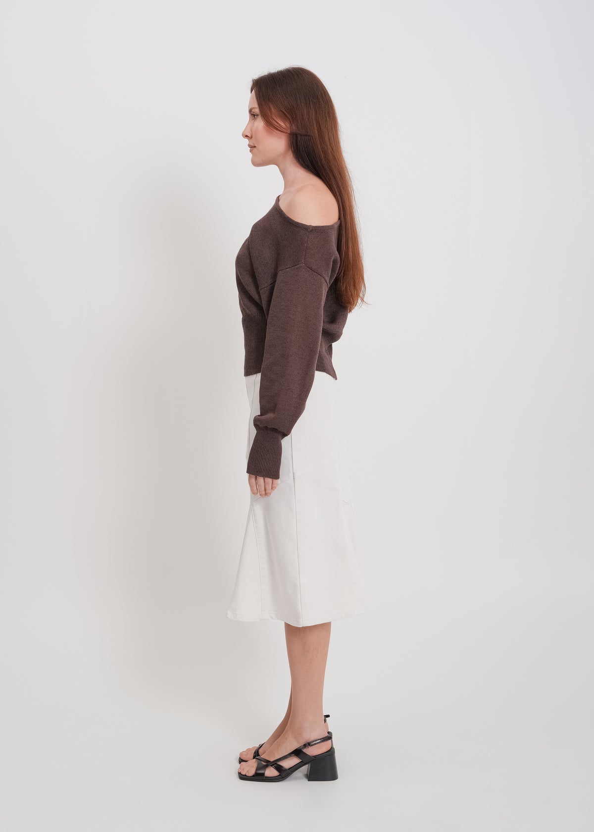 Melissa Denim Skirt / White - 
White (image 3)