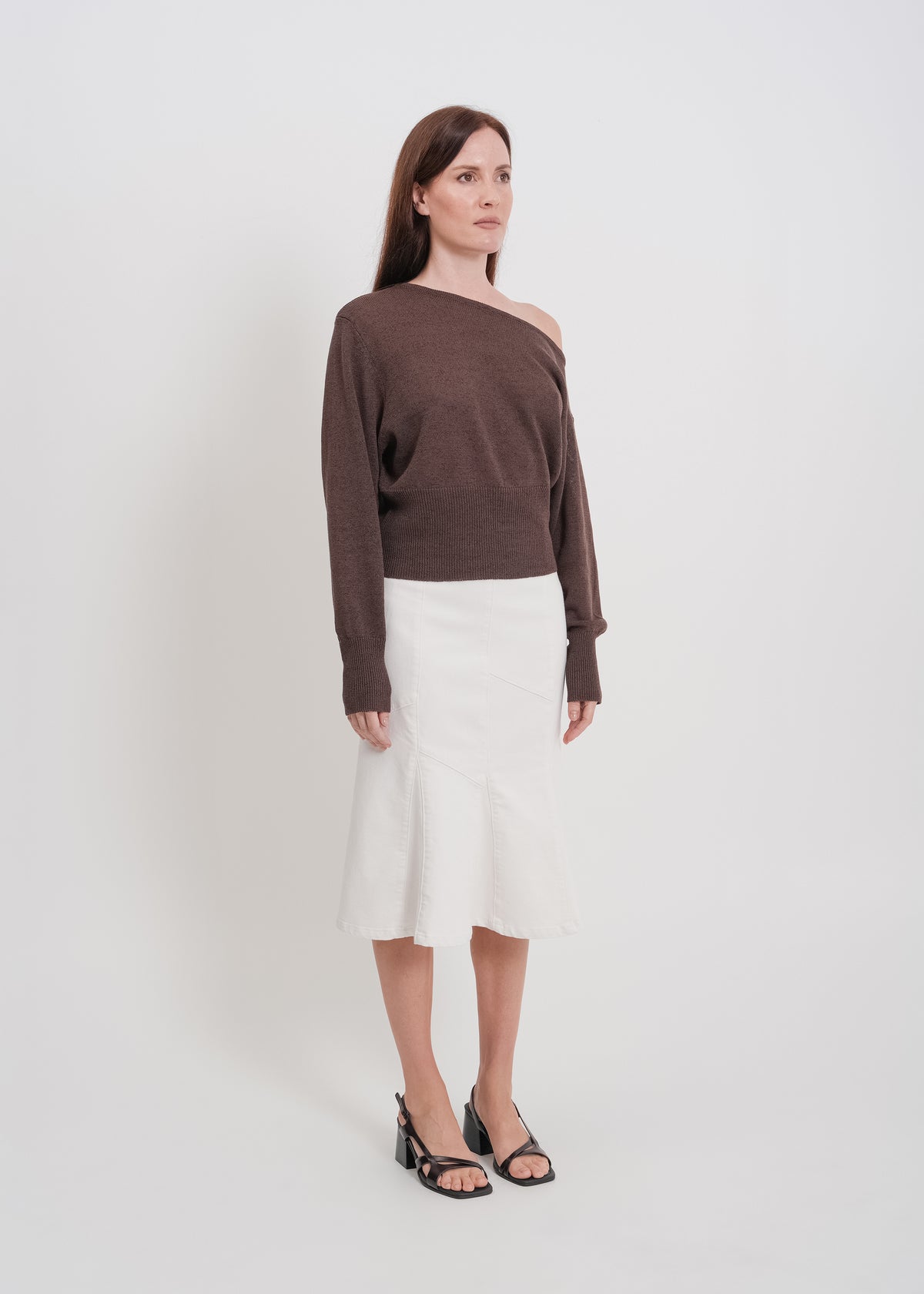 Melissa Denim Skirt / White - 
White (image 2)