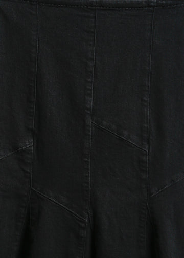 Melissa Denim Skirt / Washed Black