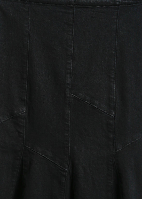 Melissa Denim Skirt / Washed Black